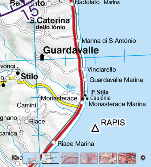 Image 8 of 2025 Italy South VFR Chart 1:500 000 - Rogersdata