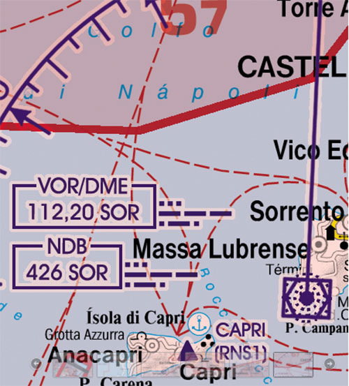 Image 10 of 2025 Italy South VFR Chart 1:500 000 - Rogersdata