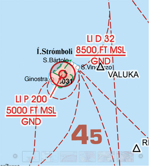 2023 Italy South VFR Chart 1:500 000 - RogersdataImage Id:127326