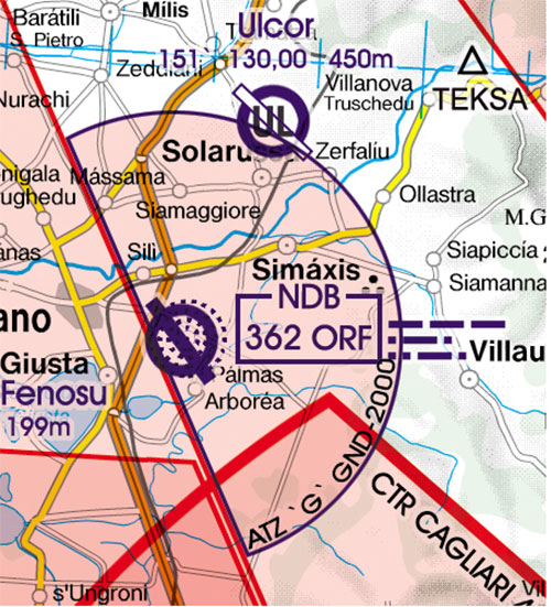 Image 8 of 2025 Italy West VFR Chart 1:500 000 - Rogersdata
