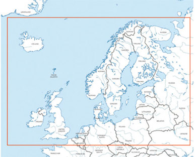 European Aerodromes North – Panorama Chart 1:2.500.000, 2017-2020 - Rogersdata