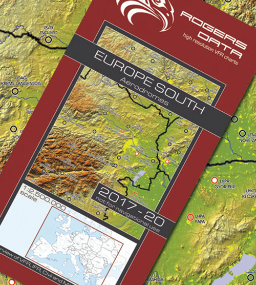 Image 0 of European Aerodromes South – Panorama Chart 1:2.500.000, 2017-2020 - Rogersdata