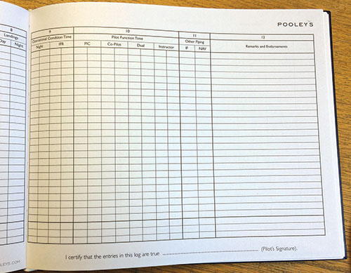 Pooleys EASA/CAA Part-FCL Personal Flying Log BookImage Id:128206