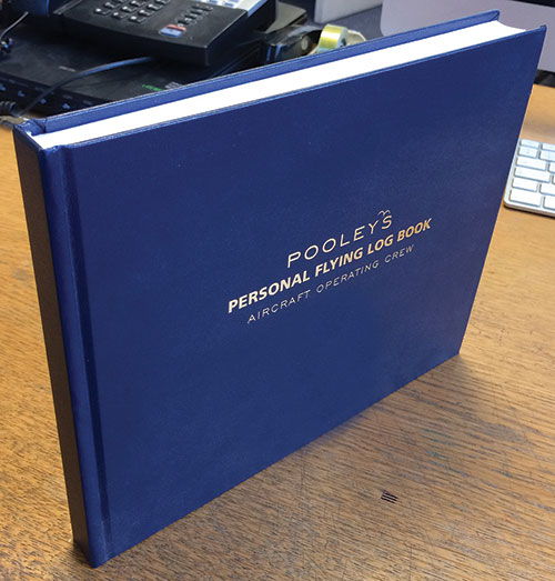 Image 2 of Pooleys EASA/CAA Part-FCL Personal Flying Log Book - Blue or Black