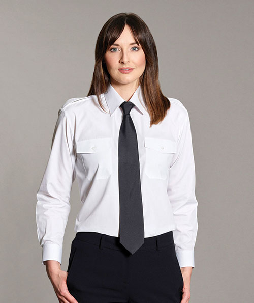 Uniform Ladies Pilot Shirts - Long SleeveImage Id:129685