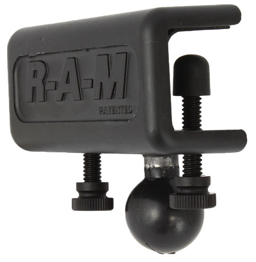 Image 0 of Windscreen Clamp Mount Base + Standard Arm + Round Plate Accessory (RAM-B-259+RAM-B-201+RAM-B-202) (COMBO)