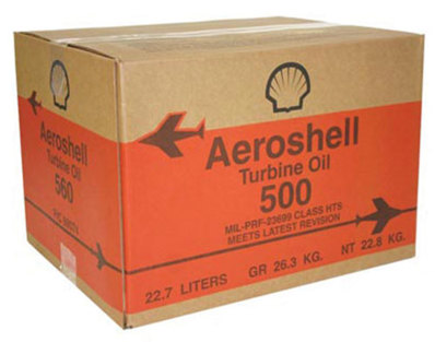 Image ofAeroshell Turbine Oil 500 – Case 24 x 1 USQ (MIL-PRF-23699F)