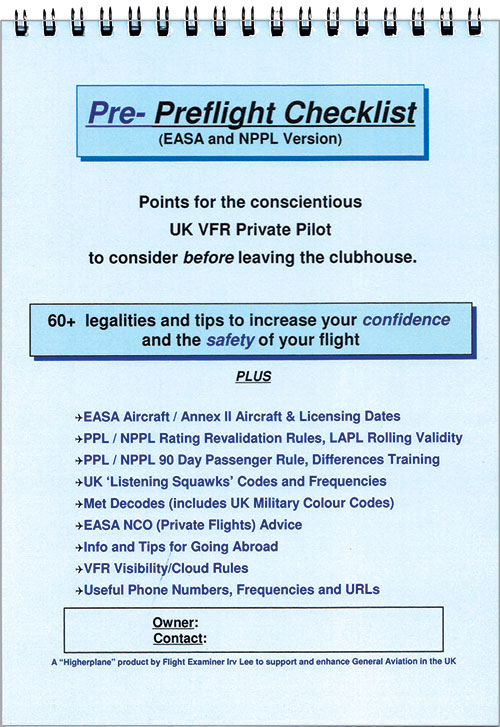 preflight inspection preflight inspection
