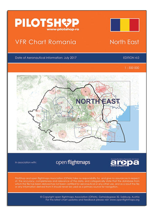 Romania VFR 1:500 000 Chart – North East