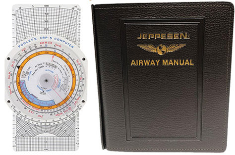 Combination CRP-5 and Jeppesen EASA-FCL General Student Pilot Route Manual GSPRM
