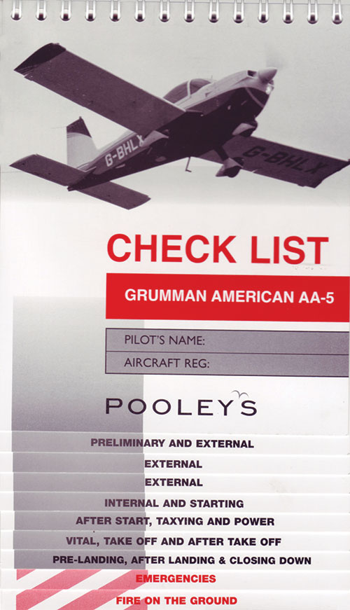 Grumman American AA-5 Checklist
