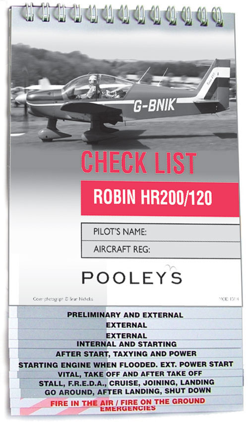 Robin HR200/120 Checklist