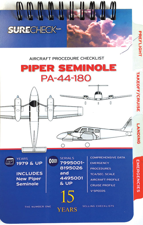 Piper Seminole Performance Charts