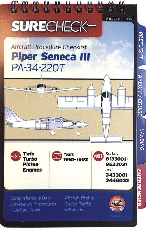 Piper Seneca III Checklist