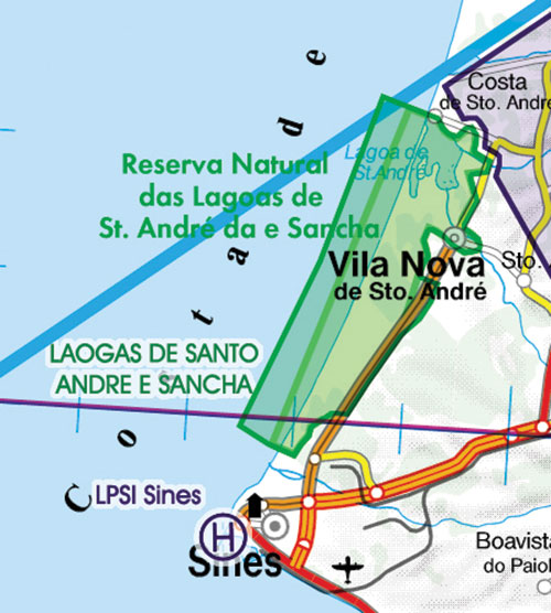 Image 11 of 2025 Portugal VFR Charts 1:500 000 - Rogersdata