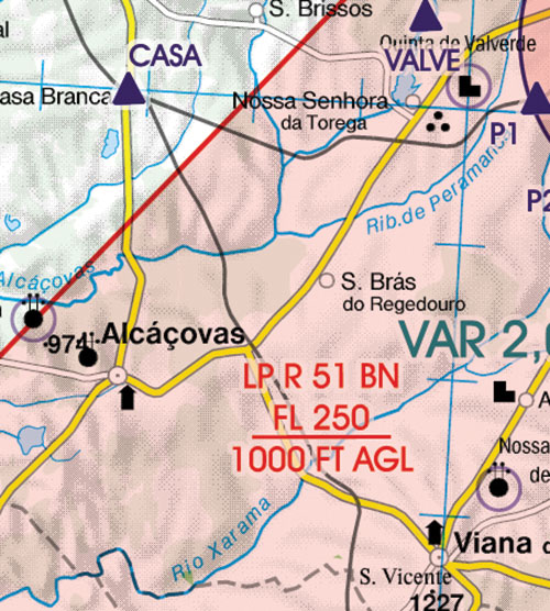 2023 Portugal VFR Charts 1:500 000 - RogersdataImage Id:136827