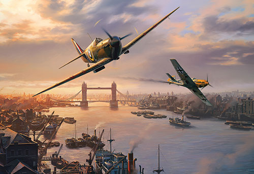 Image 0 of Spitfire Skirmish, Jigsaw Puzzle (500 pieces)