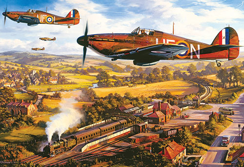 Tangmere Hurricanes, Jigsaw Puzzle (500 pieces)Image Id:137176