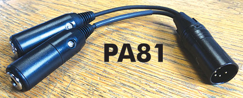 Aviation Headsets & Accessories 2 TO 1 Aviation Headset Adaptor Plug