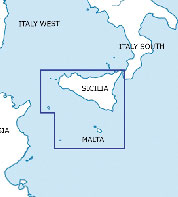 2023 Malta & Sicily VFR Chart 1:500 000 - RogersdataImage Id:142495