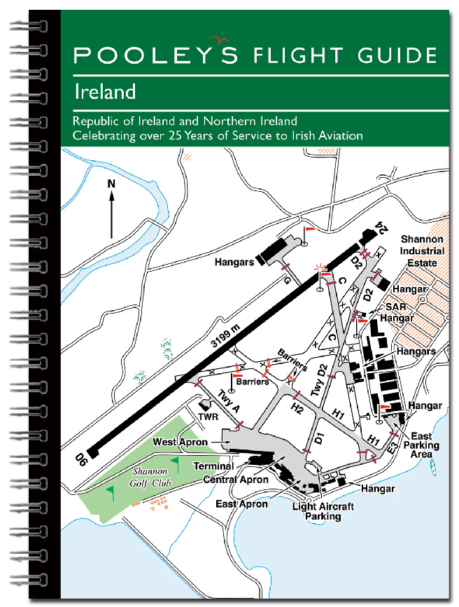 Pooleys Ireland Flight Guide (Spiral Edition) 2021