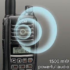 Image 2 of ICOM IC-A16E 8.33/25kHz Ground to Air Support Radio