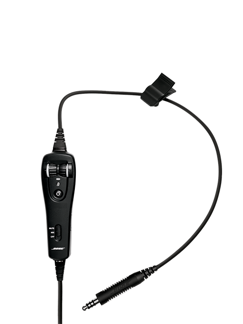 Bose A20 Headset Cable with U174 Plug, Non-Bluetooth, Straight Cable (327070-2030)