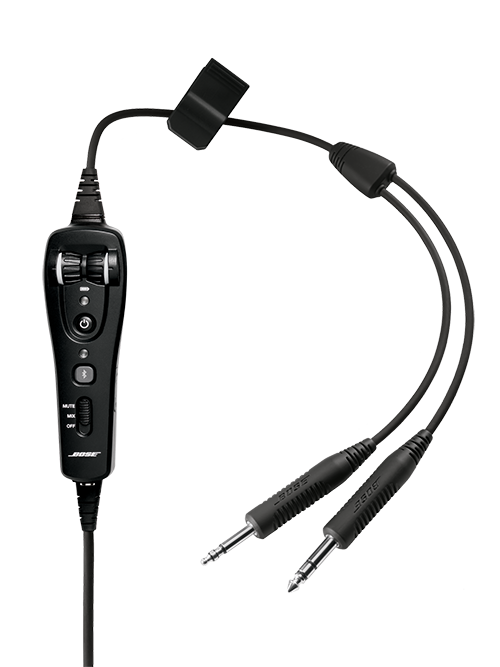 Bose A20 Headset Cable with Dual GA Plugs, Bluetooth, Straight Cable (327070-3020)Image Id:144849