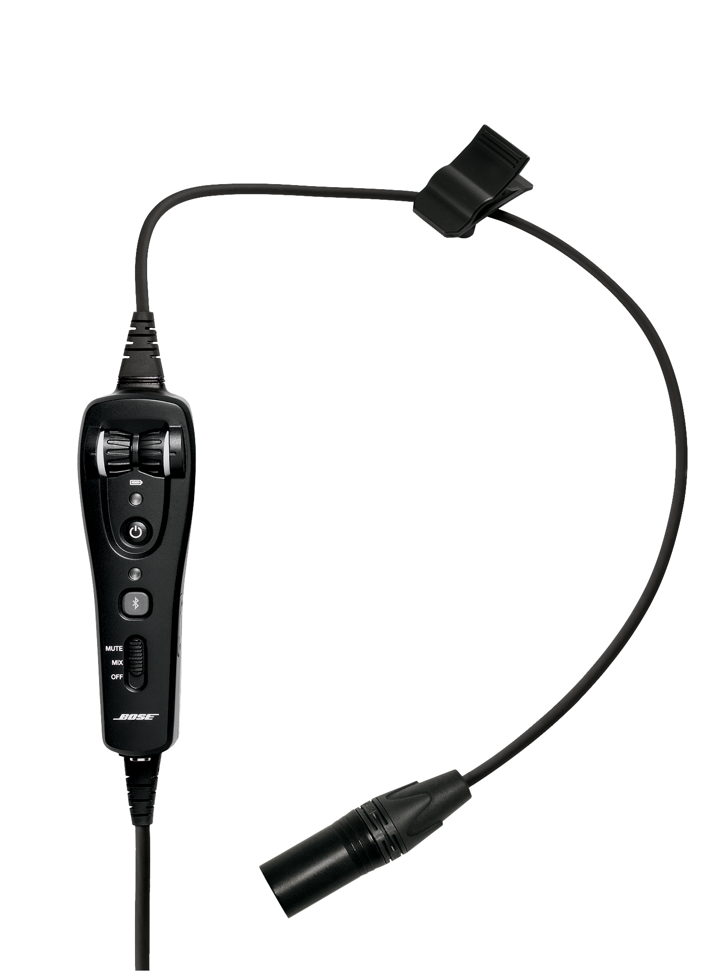 Bose A20 Headset Cable with 5-pin XLR, Plug, Bluetooth, Straight Cable (327070-3070)