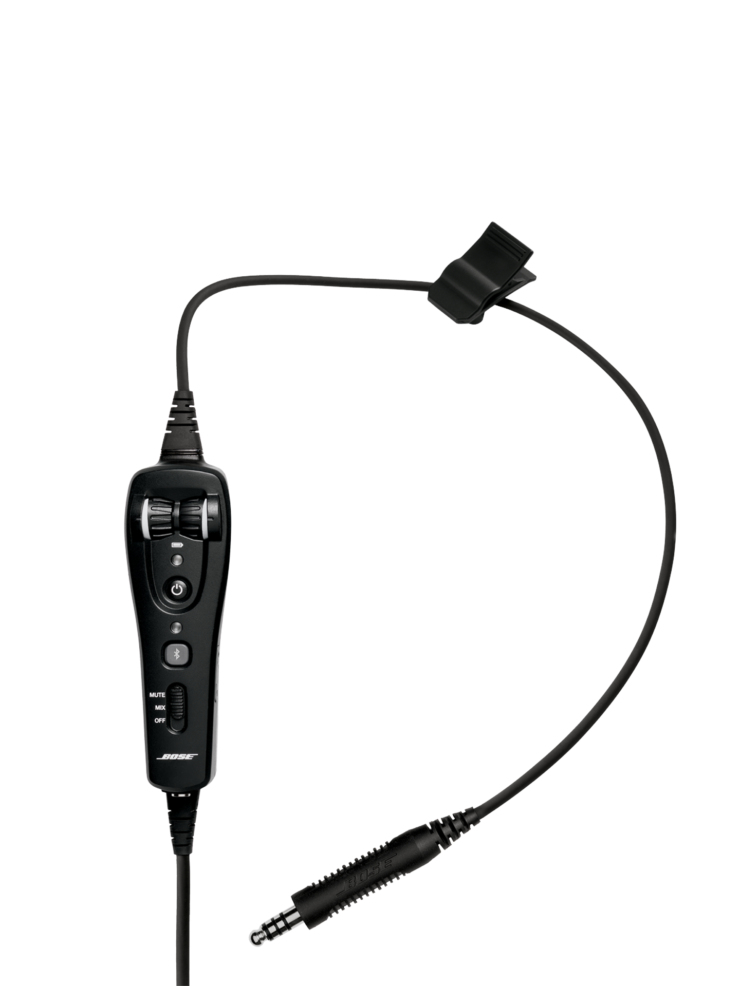 Bose A20 Headset Cable with U174 Plug, Non-Bluetooth, Straight Cable, Low Impedance (327070-W130)