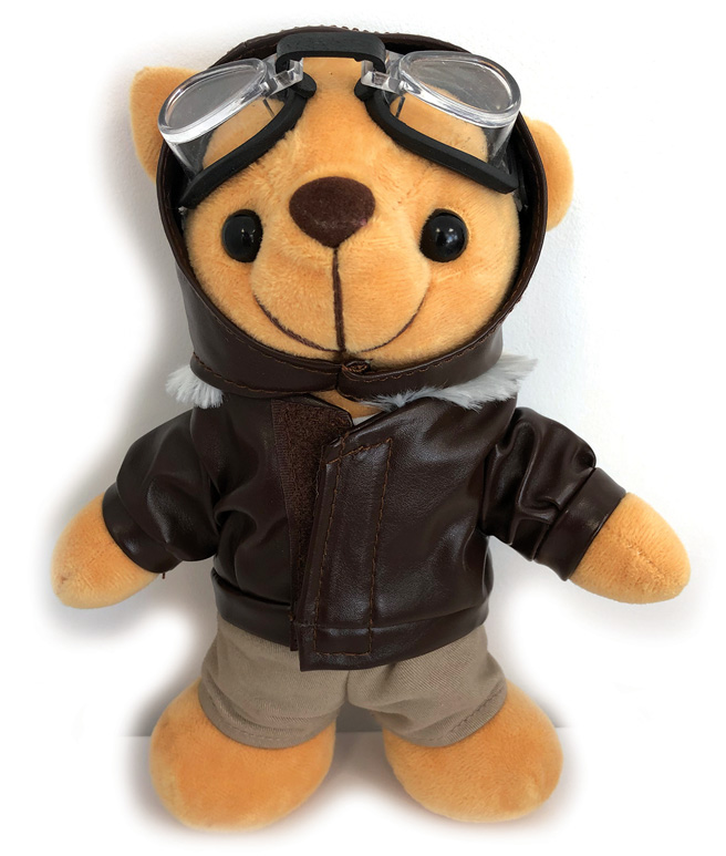 Aviation teddy bear on sale