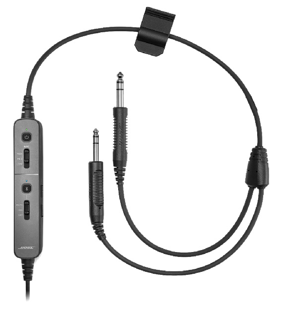 Bose ProFlight Series 2 Cable with Dual Plug (Fixed-Wing), Bluetooth (801956-5020)