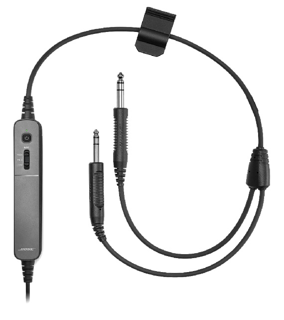 Bose ProFlight Series 2 Cable with Dual Plug (Fixed-Wing), Non-Bluetooth (801956-2020)