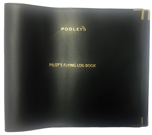 Image 0 of Pooleys Commercial Pilot Leather Log Book Cover EASA/CAA Part-FCL