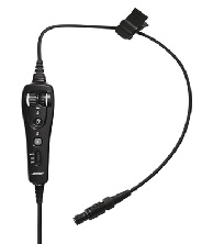 Bose A20 Headset Cable with Lemo 6 Pin Plug, Bluetooth, Short Cable, High Impedance (327070-J040)