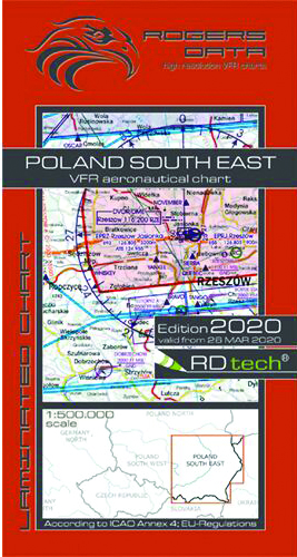 Poland South East VFR Chart 1:500 000 - Rogersdata