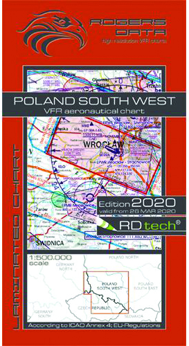 Poland South West VFR Chart 1:500 000 - RogersdataImage Id:149673
