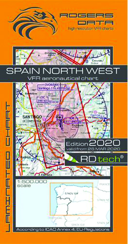 2020/2021 Spain VFR Charts 1:500 000 - Rogersdata