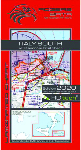 Italy South VFR Chart 1:500 000 - RogersdataImage Id:149693