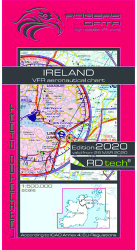 Ireland VFR Chart 1:500 000 - Rogersdata