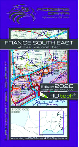 France South East VFR Chart 1:500 000 - RogersdataImage Id:149704
