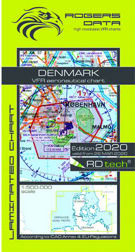 Denmark VFR Chart 1:500 000 - RogersdataImage Id:149709