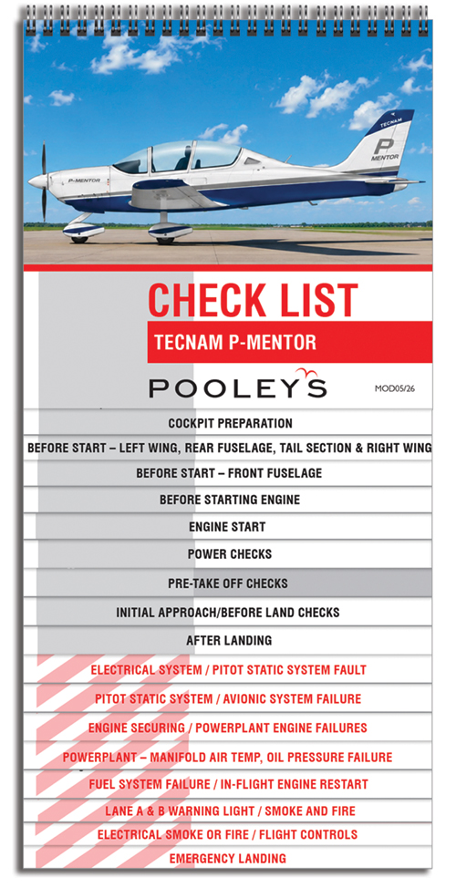 Image 0 of Pooleys Tecnam P-Mentor Checklist
