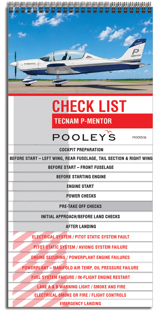 Image ofPooleys Tecnam P-Mentor Checklist