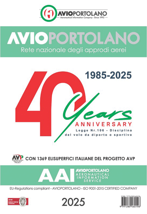 Image 0 of 2025 AvioPortolano VFR Italy Flight Guide
