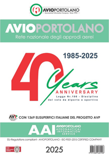 2025 AvioPortolano VFR Italy Flight Guide 