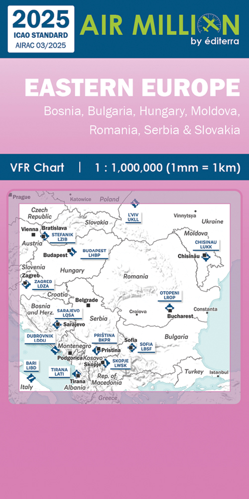 Image 0 of Air Million Edition 2025 – Eastern Europe, Bosnia, Bulgaria, Hungary, Moldova, Romania, Serbia and Slovakia