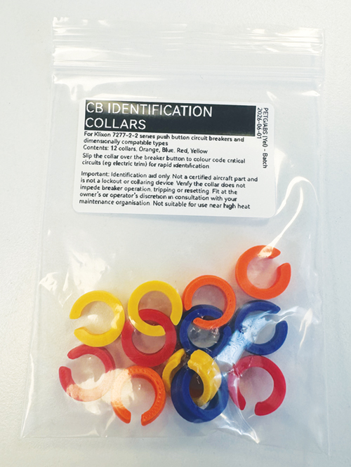 Image 0 of Colour Coded Circuit Breaker Identification Collars