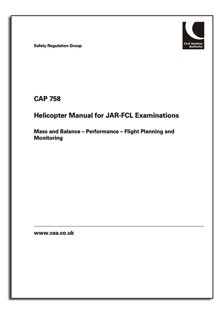 Image ofCAP 758 – Helicopter Manual for JAR-FCL Examinations