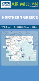 Air Million Zoom Edition 2026 – 1:500 000 Northern Greece, Balkans (Chart 1/2)